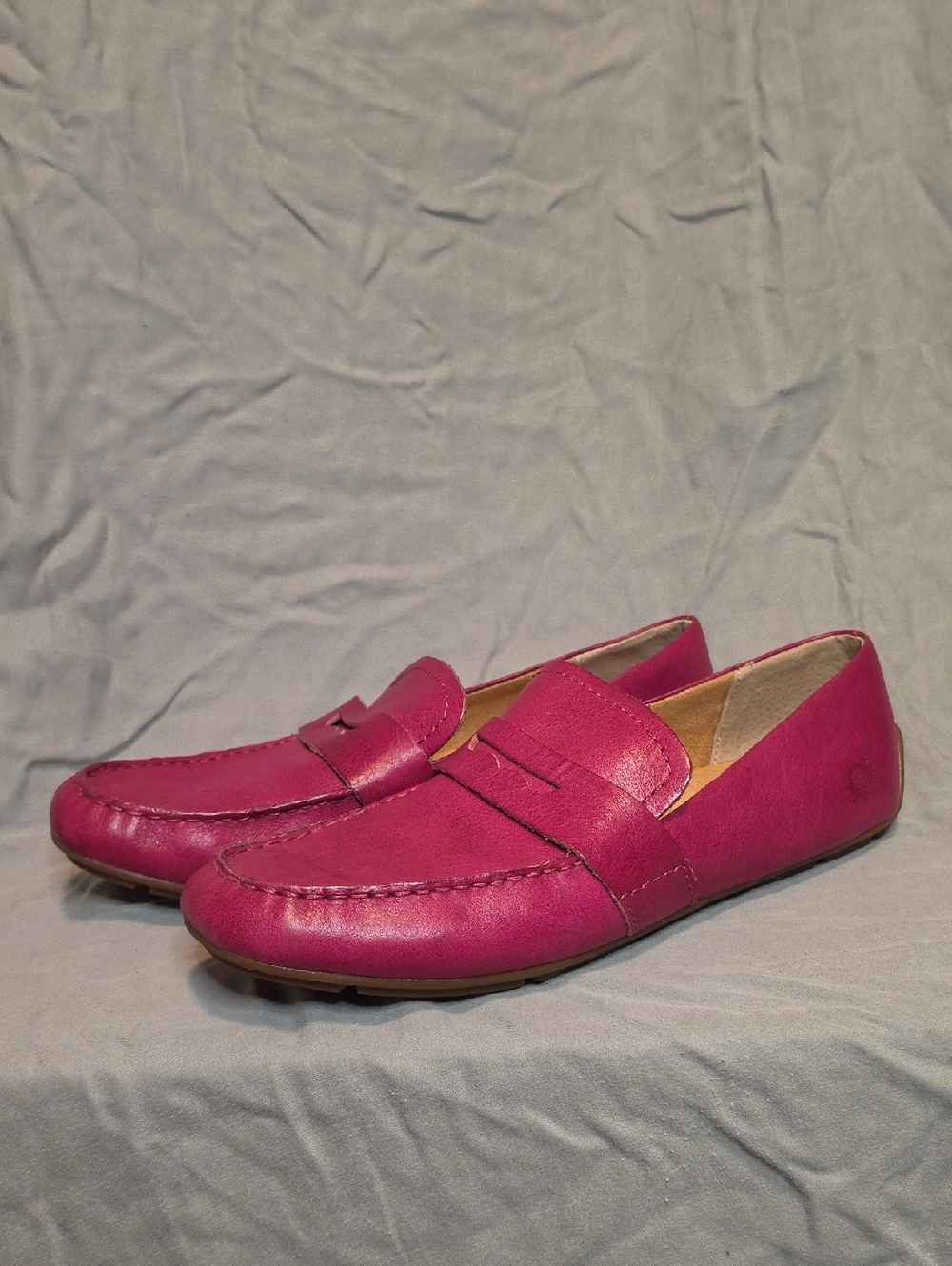 Born Melinda Loafers in Fuchsia Pink